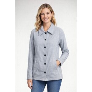 CAbi Gray Cavalry‎ Jacket Women's size Medium Style #5855